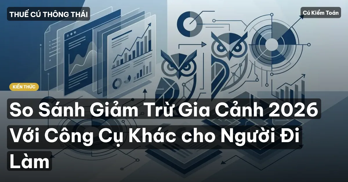 So Sánh Giảm Trừ Gia Cảnh 2026 Với Công Cụ Khác cho Người Đi Làm