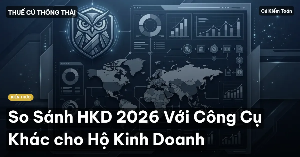 So Sánh HKD 2026 Với Công Cụ Khác cho Hộ Kinh Doanh