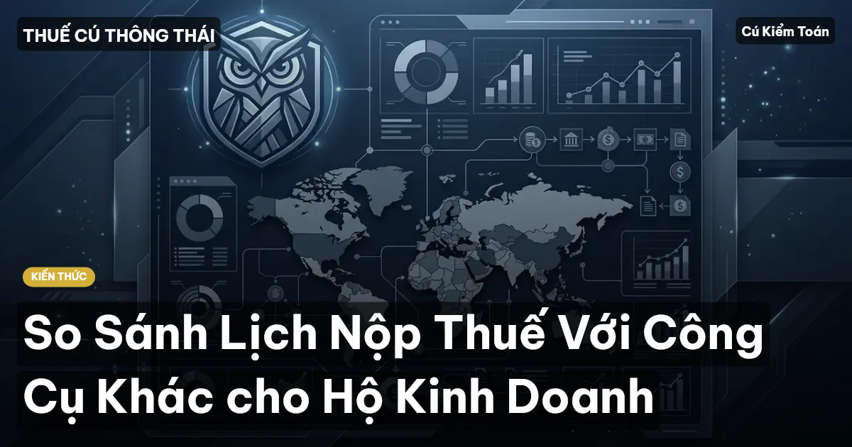 So Sánh Lịch Nộp Thuế Với Công Cụ Khác cho Hộ Kinh Doanh