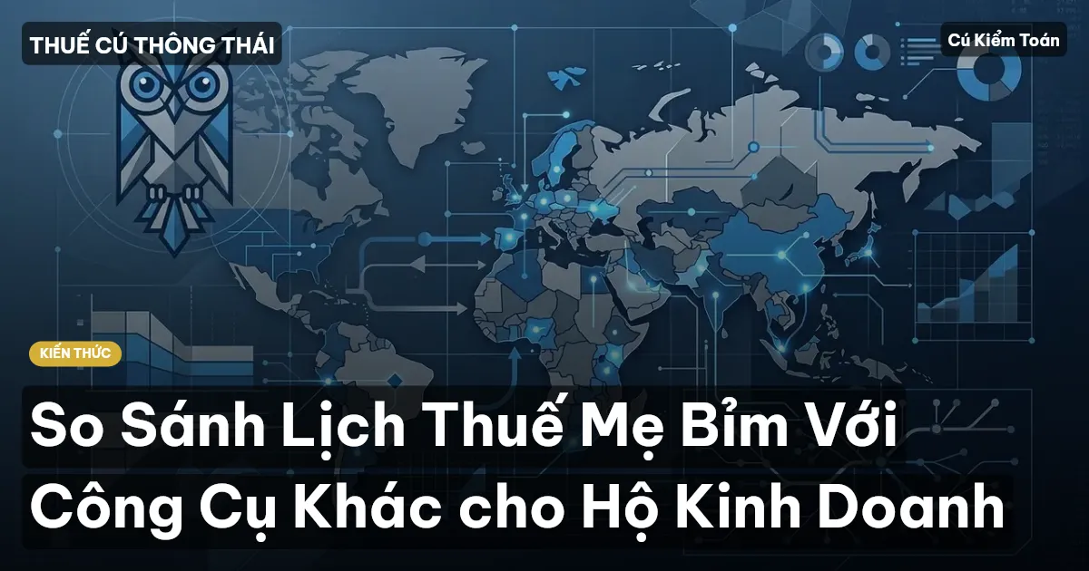 So Sánh Lịch Thuế Mẹ Bỉm Với Công Cụ Khác cho Hộ Kinh Doanh