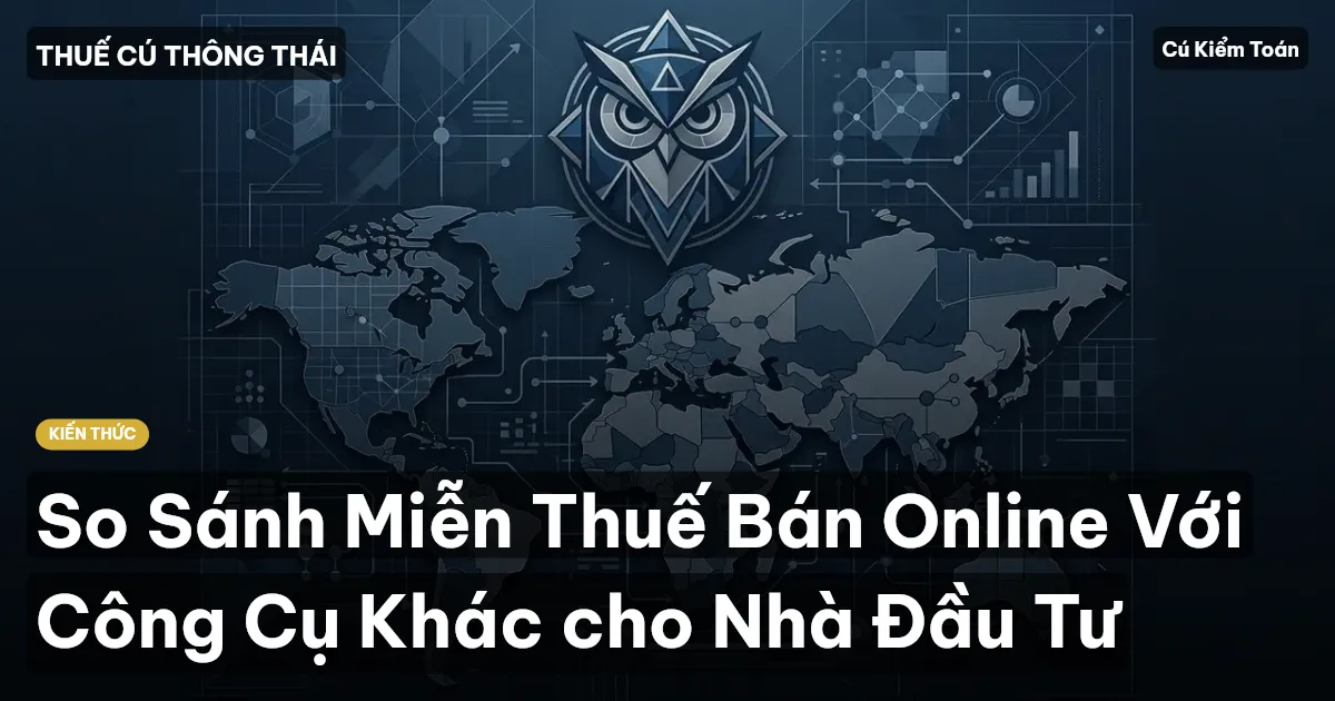 So Sánh Miễn Thuế Bán Online Với Công Cụ Khác cho Nhà Đầu Tư