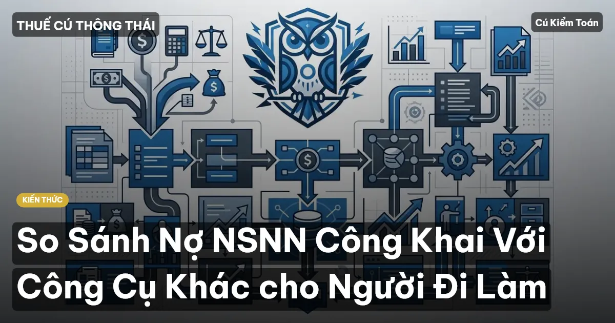 So Sánh Nợ NSNN Công Khai Với Công Cụ Khác cho Người Đi Làm