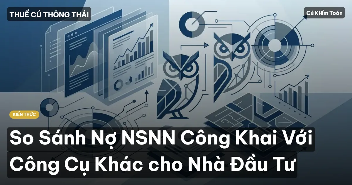 So Sánh Nợ NSNN Công Khai Với Công Cụ Khác cho Nhà Đầu Tư