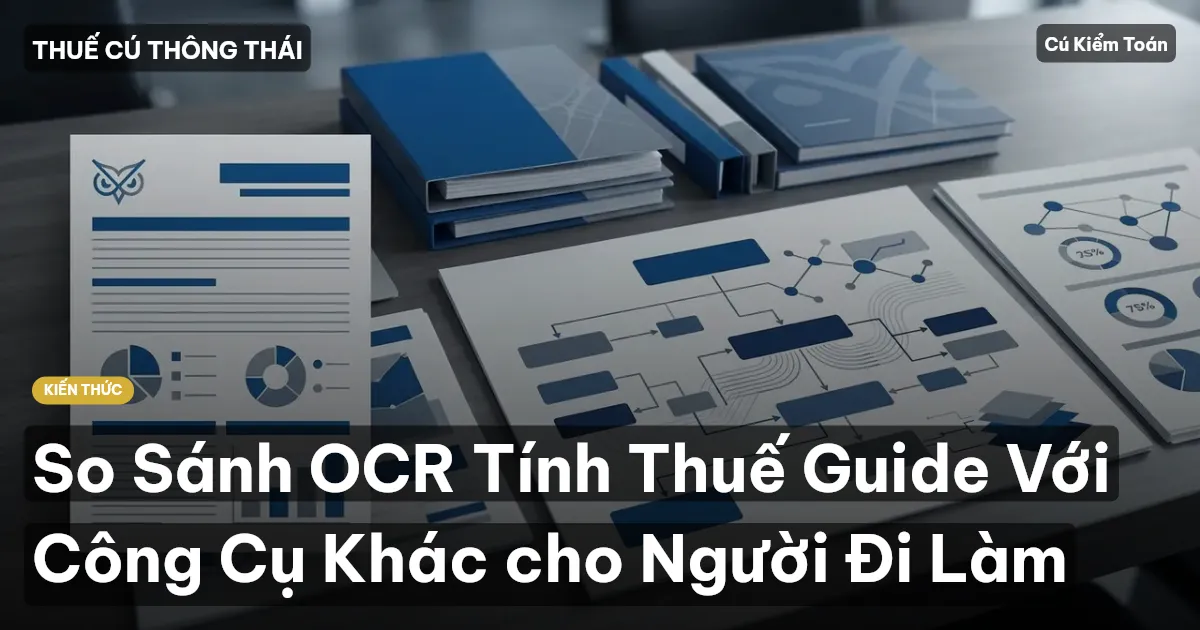 So Sánh OCR Tính Thuế Guide Với Công Cụ Khác cho Người Đi Làm
