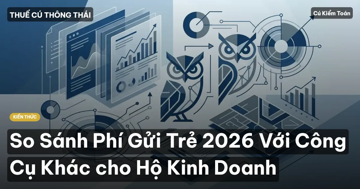 So Sánh Phí Gửi Trẻ 2026 Với Công Cụ Khác cho Hộ Kinh Doanh