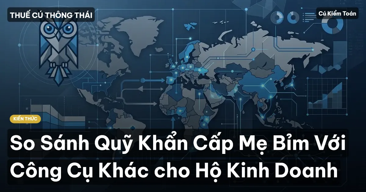 So Sánh Quỹ Khẩn Cấp Mẹ Bỉm Với Công Cụ Khác cho Hộ Kinh Doanh