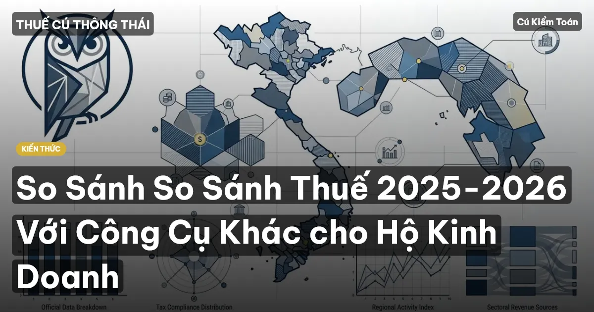 So Sánh So Sánh Thuế 2025-2026 Với Công Cụ Khác cho Hộ Kinh Doanh