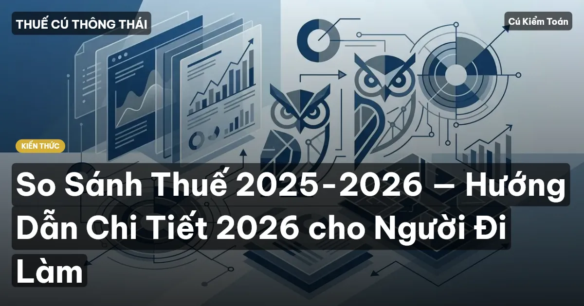 So Sánh Thuế 2025-2026 — Hướng Dẫn Chi Tiết 2026 cho Người Đi Làm