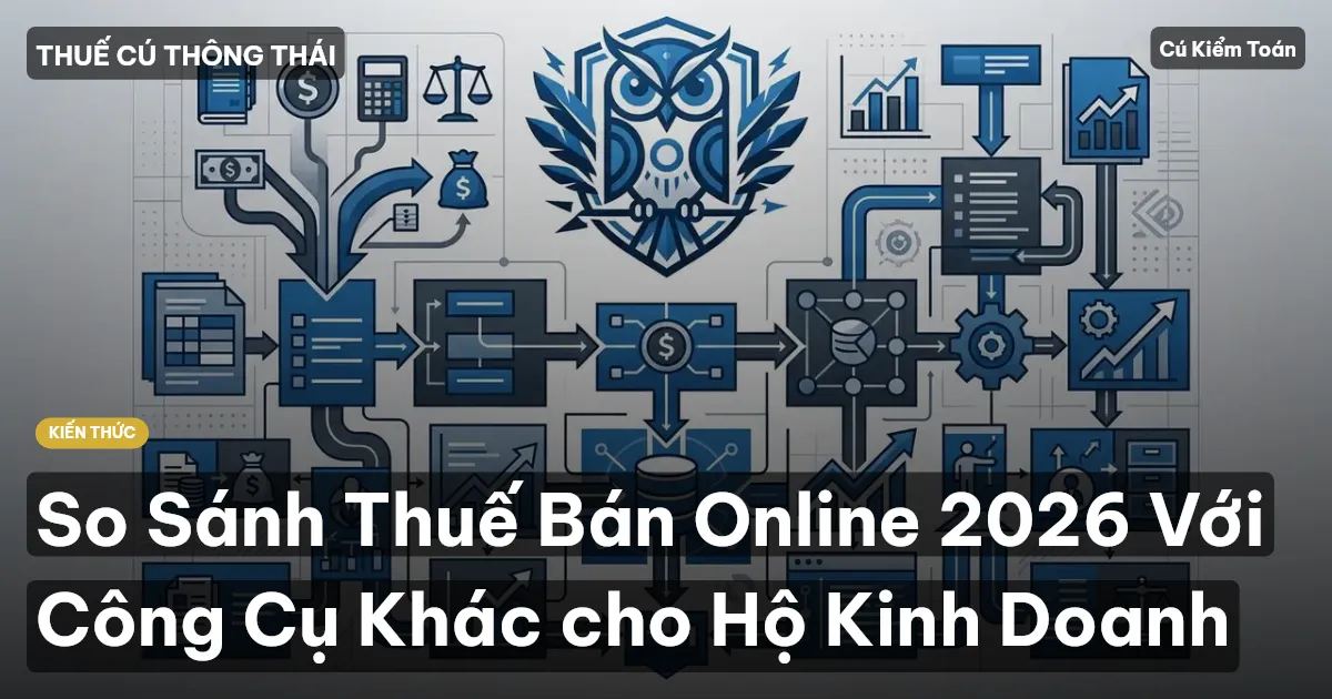 So Sánh Thuế Bán Online 2026 Với Công Cụ Khác cho Hộ Kinh Doanh