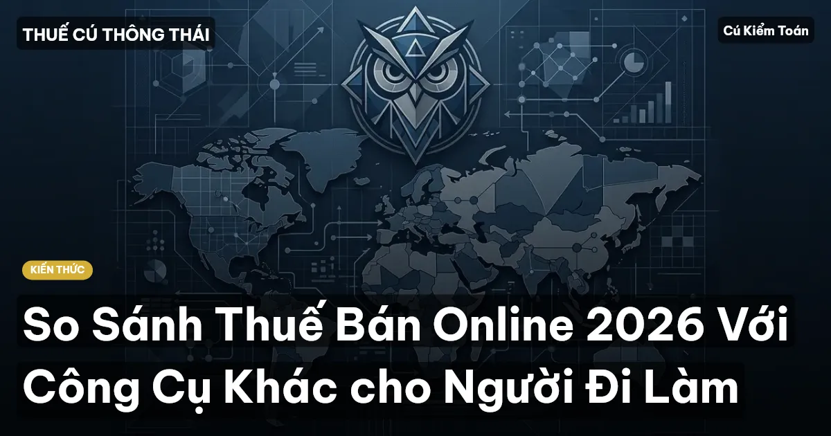 So Sánh Thuế Bán Online 2026 Với Công Cụ Khác cho Người Đi Làm