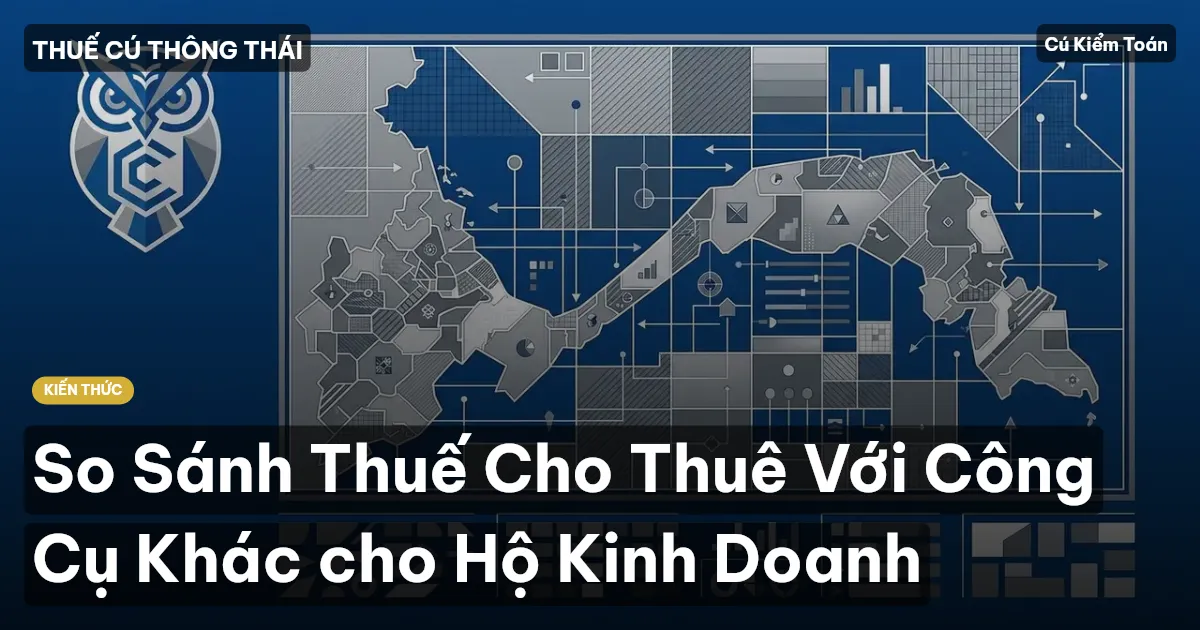 So Sánh Thuế Cho Thuê Với Công Cụ Khác cho Hộ Kinh Doanh