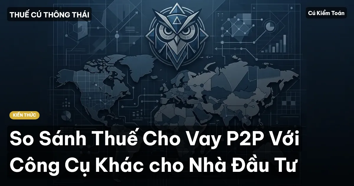 So Sánh Thuế Cho Vay P2P Với Công Cụ Khác cho Nhà Đầu Tư