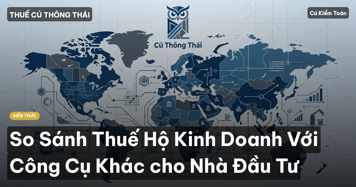 So Sánh Thuế Hộ Kinh Doanh Với Công Cụ Khác cho Nhà Đầu Tư