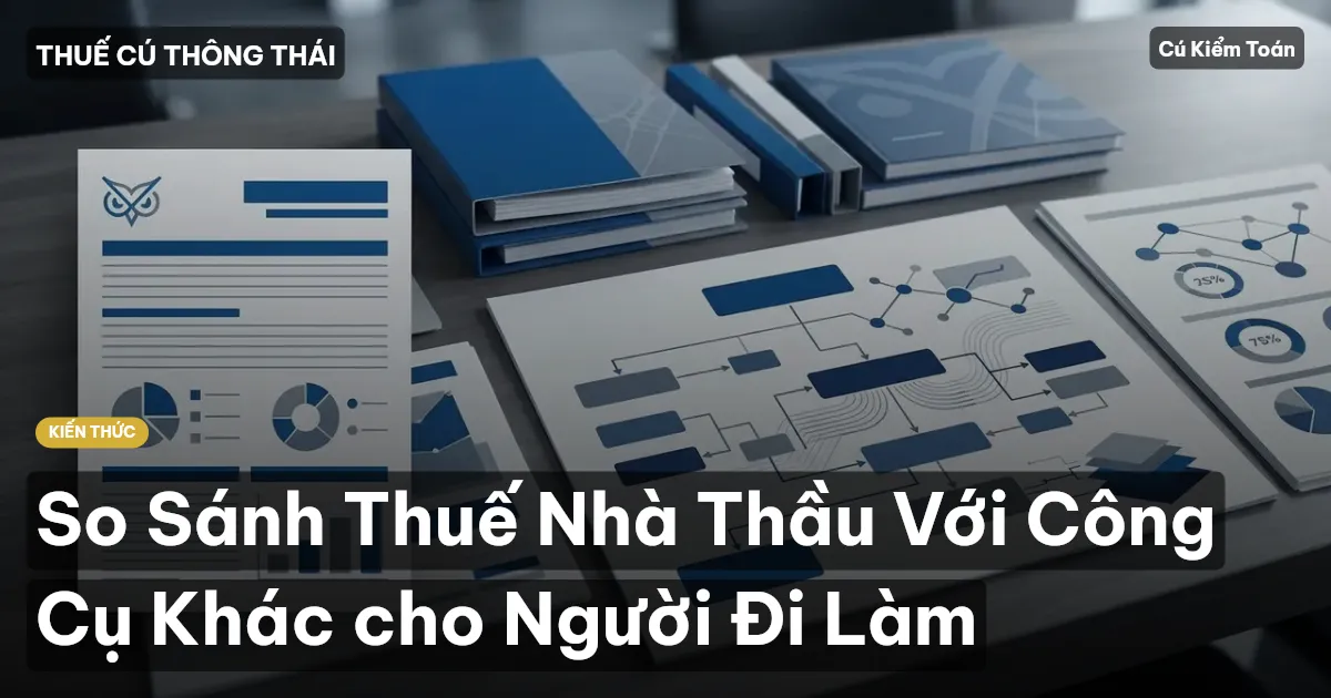 So Sánh Thuế Nhà Thầu Với Công Cụ Khác cho Người Đi Làm