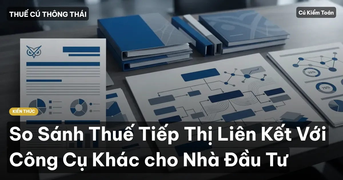 So Sánh Thuế Tiếp Thị Liên Kết Với Công Cụ Khác cho Nhà Đầu Tư