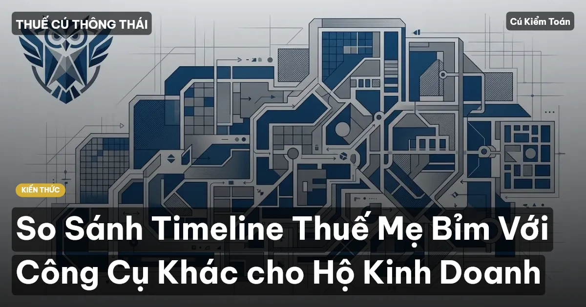 So Sánh Timeline Thuế Mẹ Bỉm Với Công Cụ Khác cho Hộ Kinh Doanh