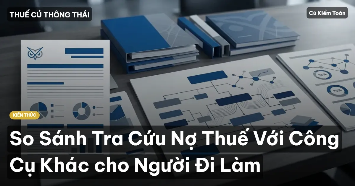 So Sánh Tra Cứu Nợ Thuế Với Công Cụ Khác cho Người Đi Làm