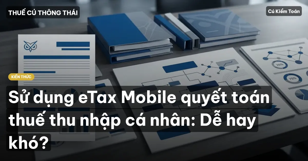 Sử dụng eTax Mobile quyết toán thuế thu nhập cá nhân: Dễ hay khó?