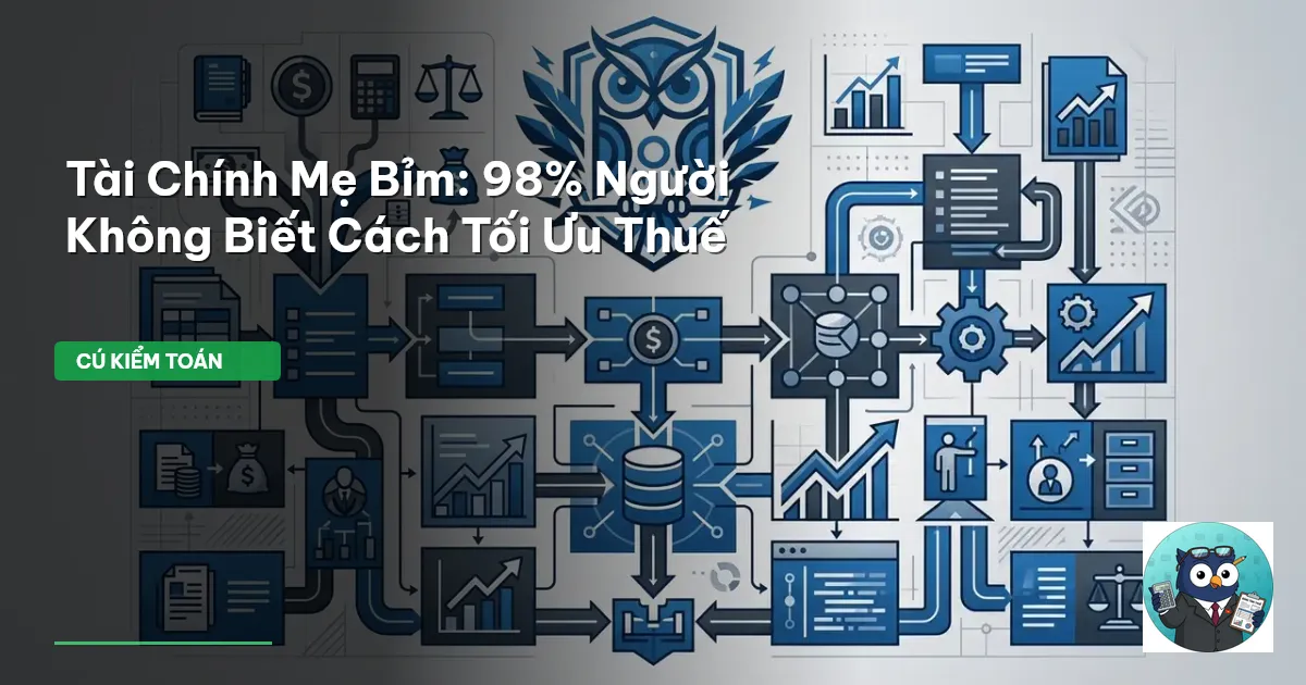 Tài Chính Mẹ Bỉm: 98% Người Không Biết Cách Tối Ưu Thuế