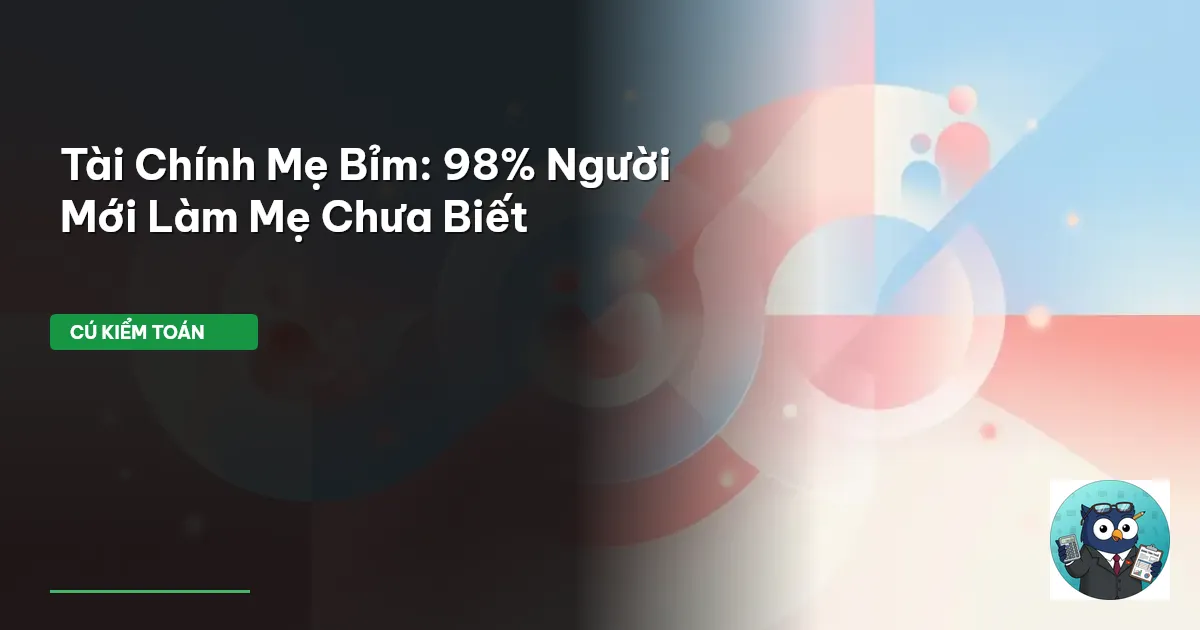 tài chính mẹ bỉm