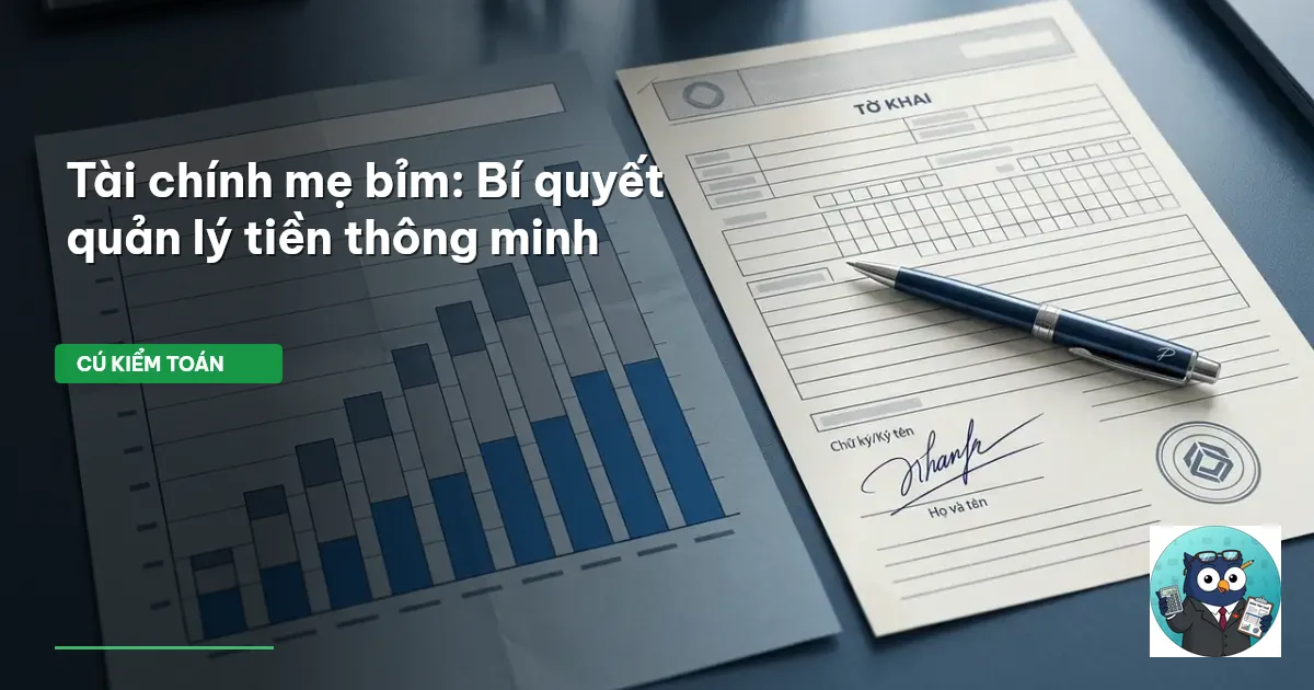 tài chính mẹ bỉm