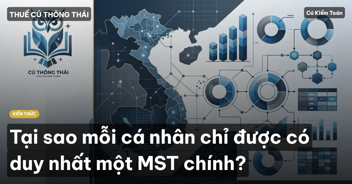 Tại sao mỗi cá nhân chỉ được có duy nhất một MST chính?
