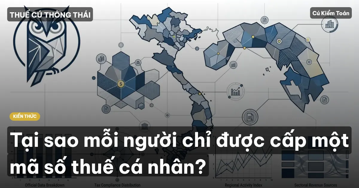 Tại sao mỗi người chỉ được cấp một mã số thuế cá nhân?