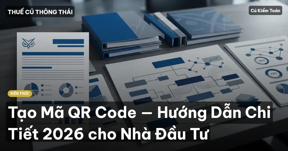 Tạo Mã QR Code — Hướng Dẫn Chi Tiết 2026 cho Nhà Đầu Tư