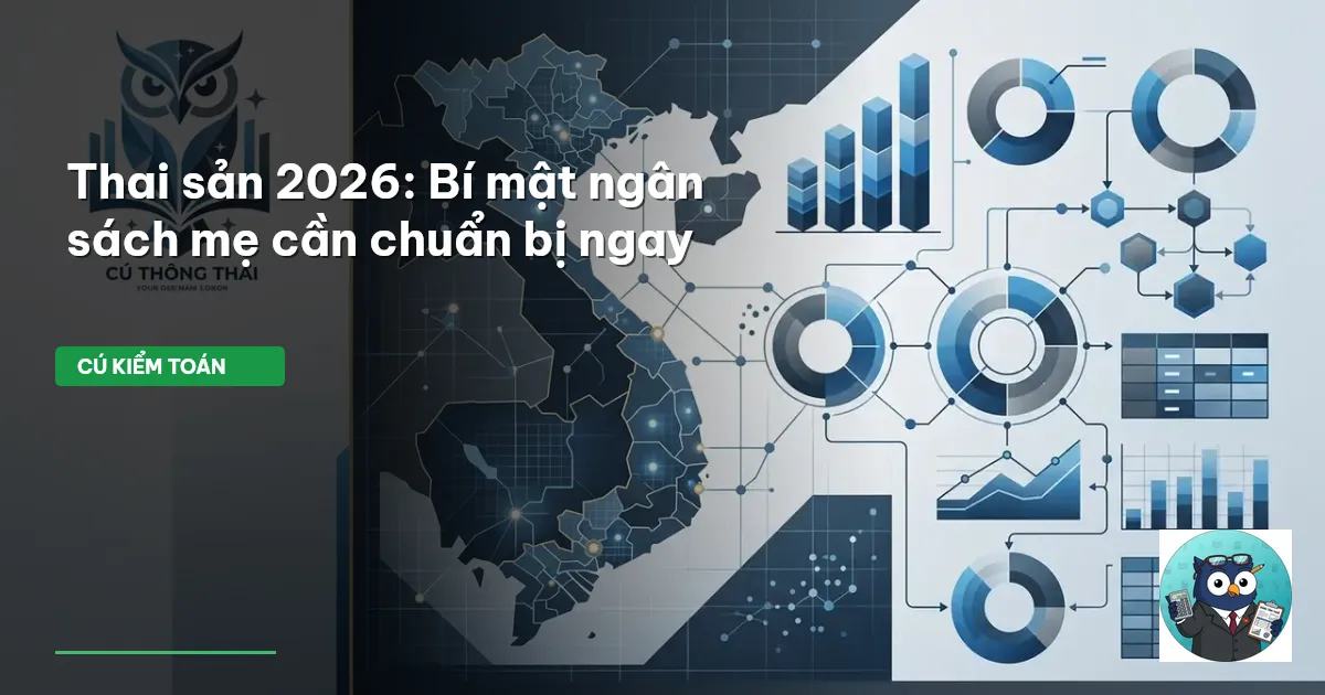 Thai sản 2026: Bí mật ngân sách mẹ cần chuẩn bị ngay