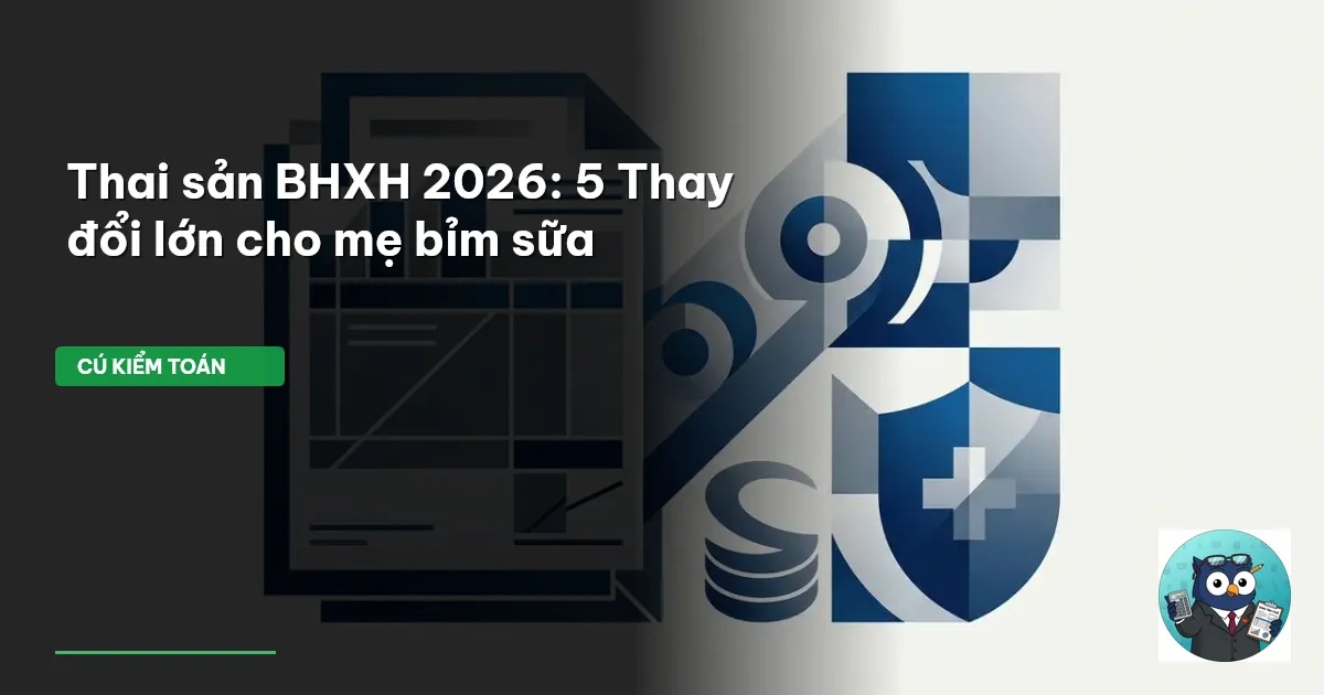 thai sản BHXH 2026