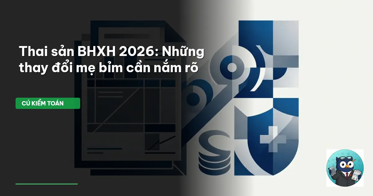 thai sản BHXH 2026