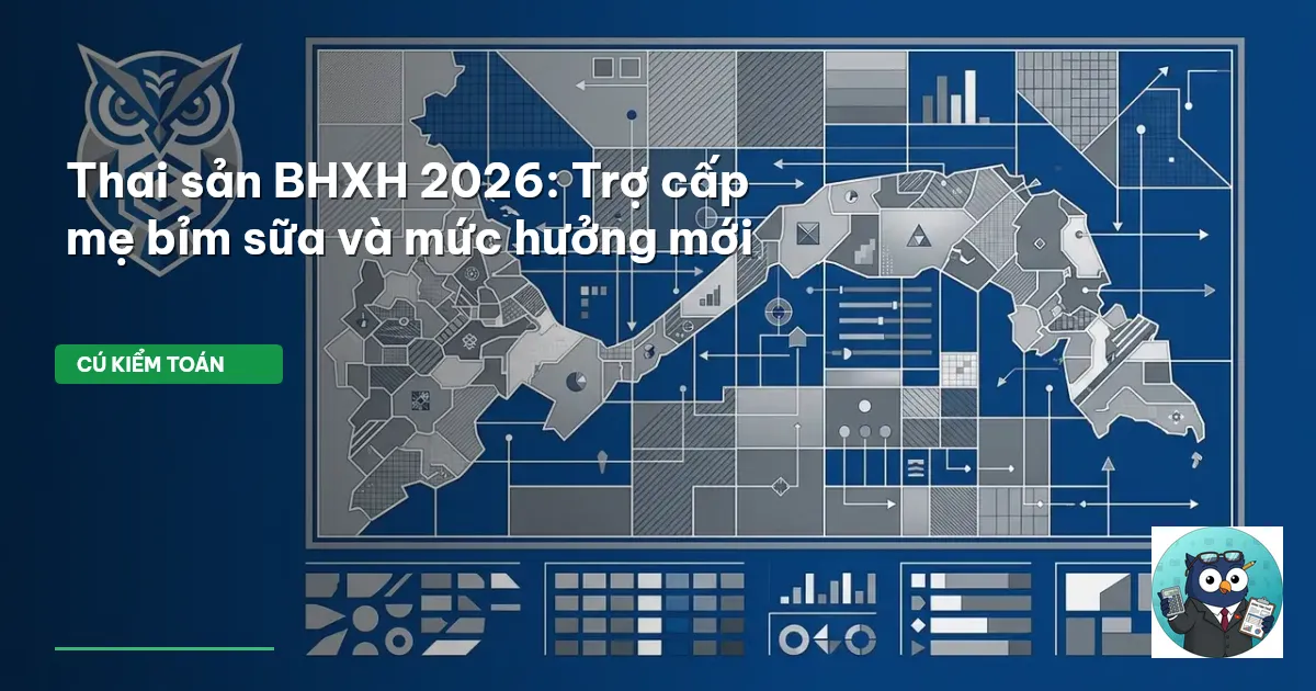 Thai sản BHXH 2026: Trợ cấp mẹ bỉm sữa và mức hưởng mới