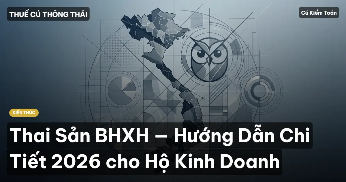 Thai Sản BHXH — Hướng Dẫn Chi Tiết 2026 cho Hộ Kinh Doanh