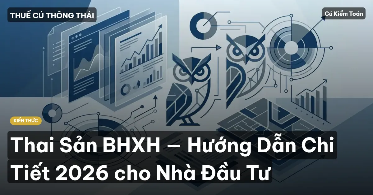 Thai Sản BHXH — Hướng Dẫn Chi Tiết 2026 cho Nhà Đầu Tư