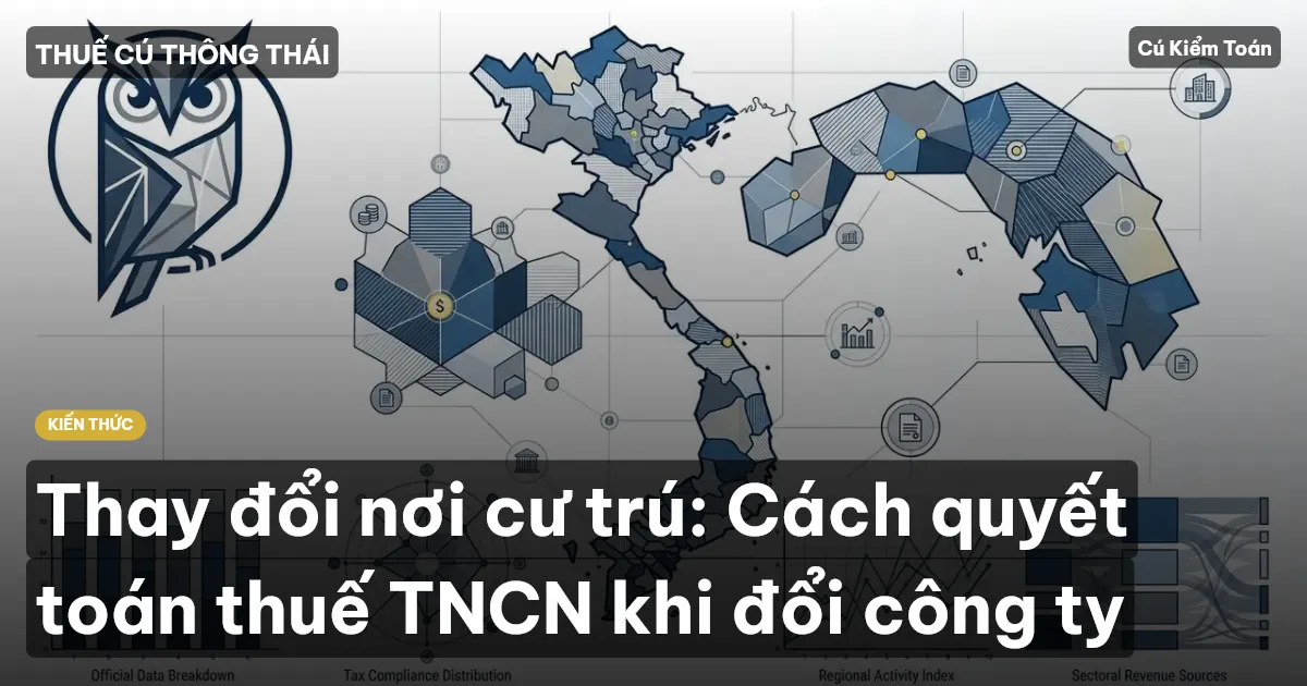 Thay đổi nơi cư trú: Cách quyết toán thuế TNCN khi đổi công ty