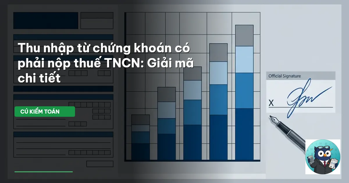 thuế thu nhập cá nhân chứng khoán