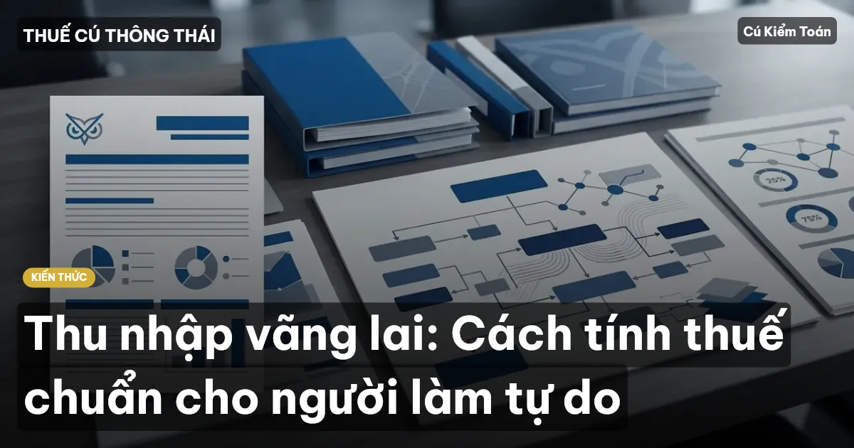 Thu nhập vãng lai: Cách tính thuế chuẩn cho người làm tự do