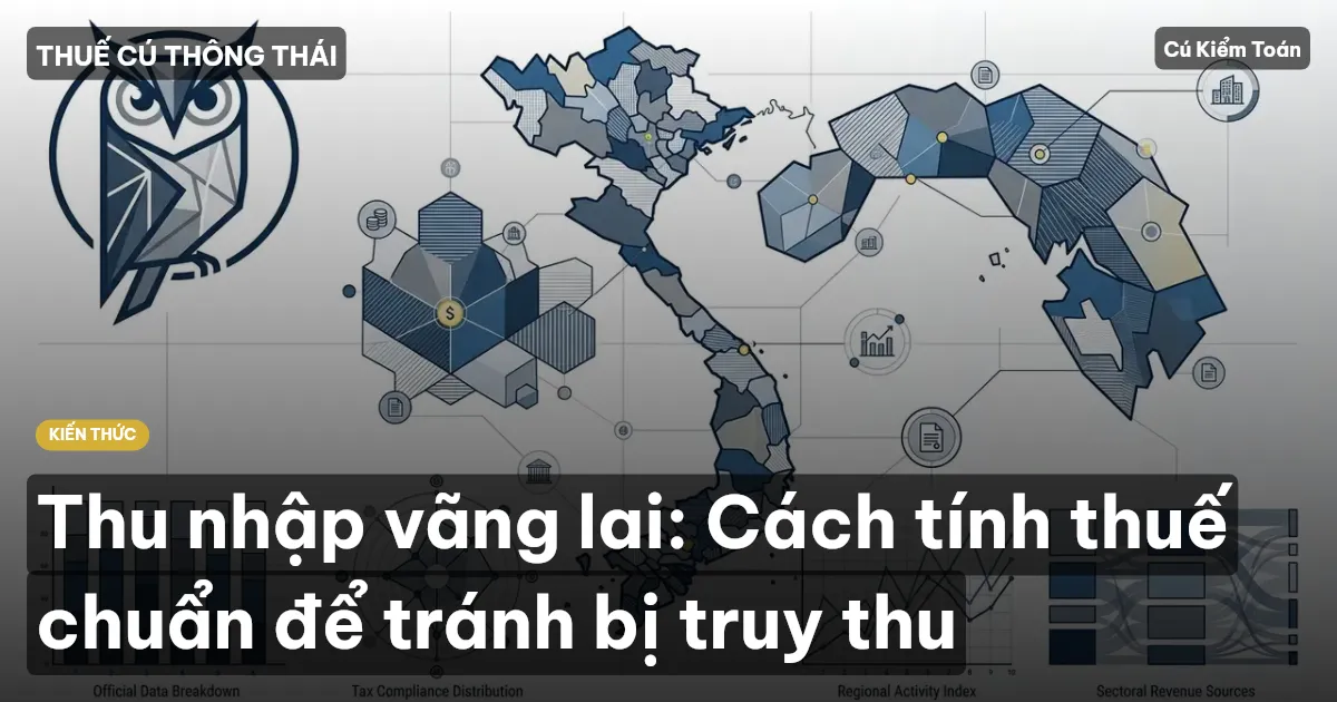 Thu nhập vãng lai: Cách tính thuế chuẩn để tránh bị truy thu