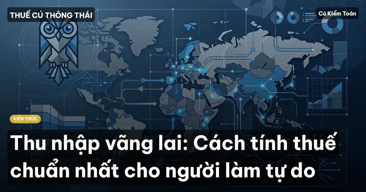 Thu nhập vãng lai: Cách tính thuế chuẩn nhất cho người làm tự do