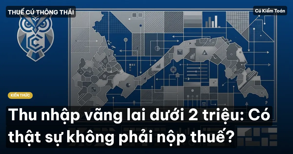 Thu nhập vãng lai dưới 2 triệu: Có thật sự không phải nộp thuế?
