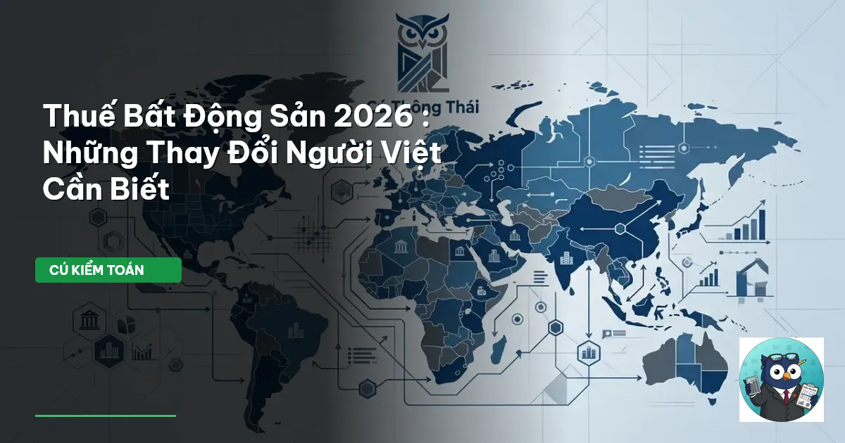 Thuế Bất Động Sản 2026 : Những Thay Đổi Người Việt Cần Biết
