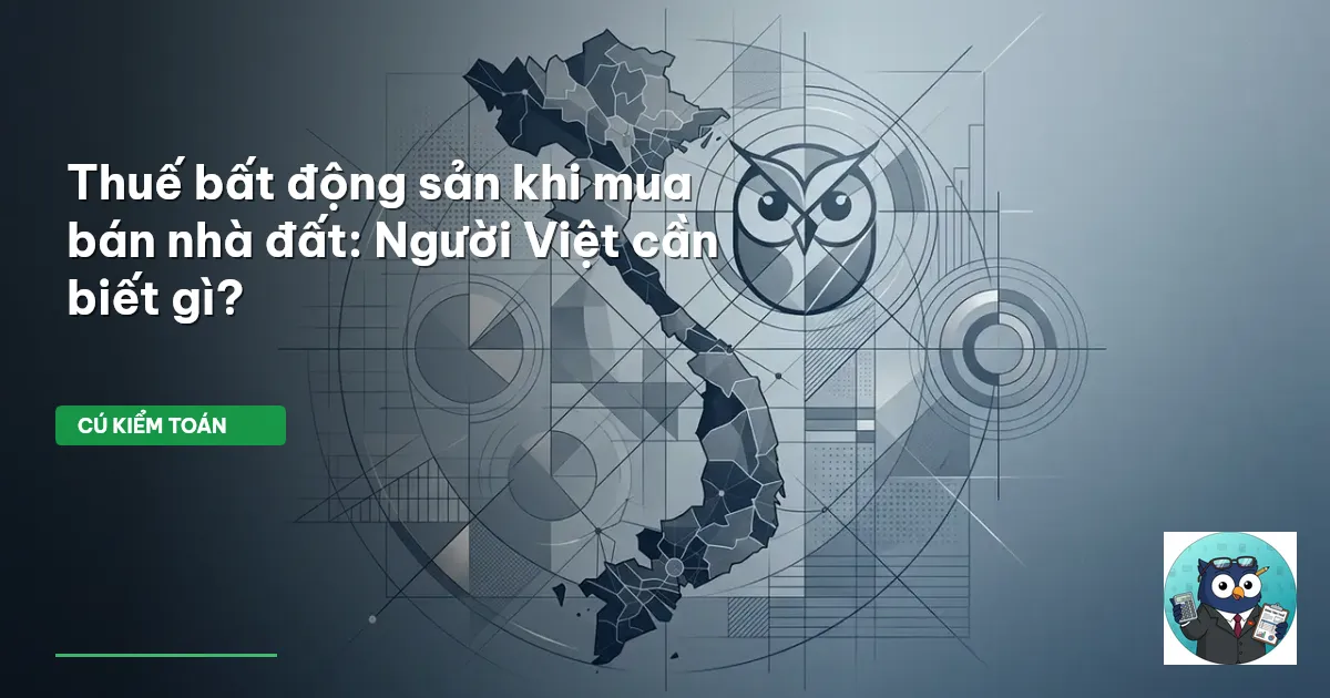 Thuế bất động sản khi mua bán nhà đất: Người Việt cần biết gì?