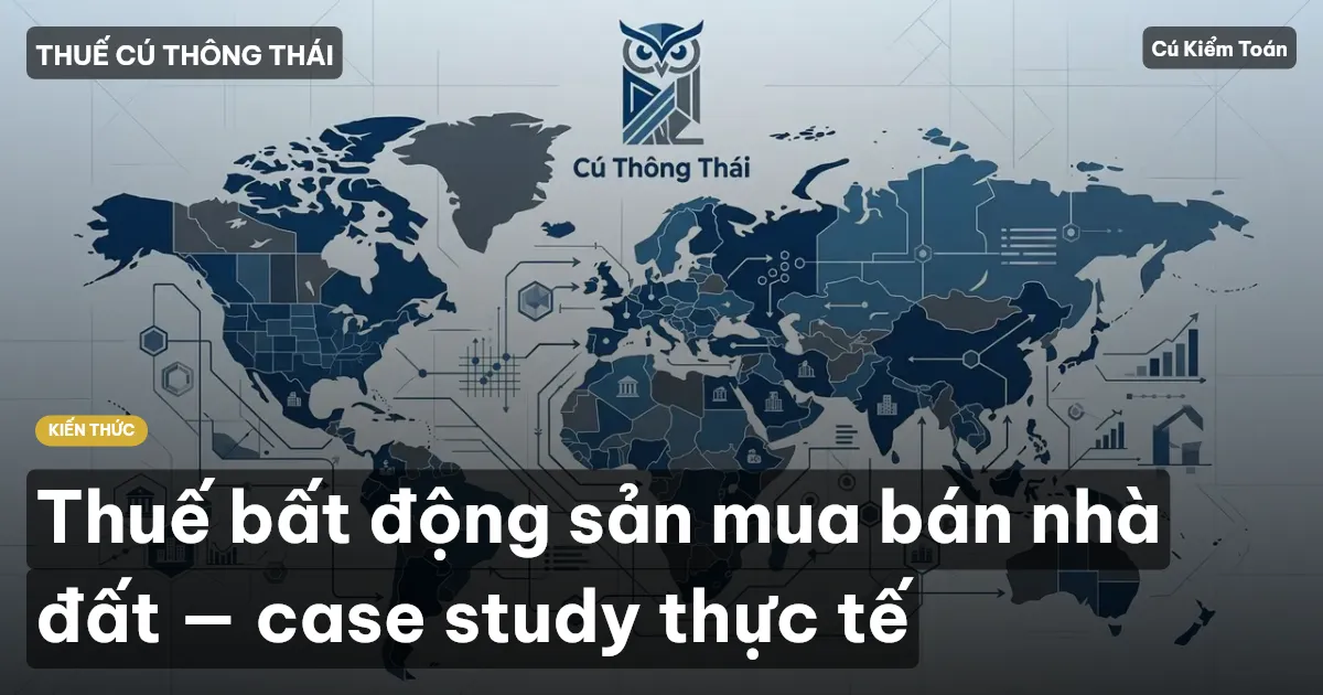 Thuế bất động sản mua bán nhà đất — case study thực tế