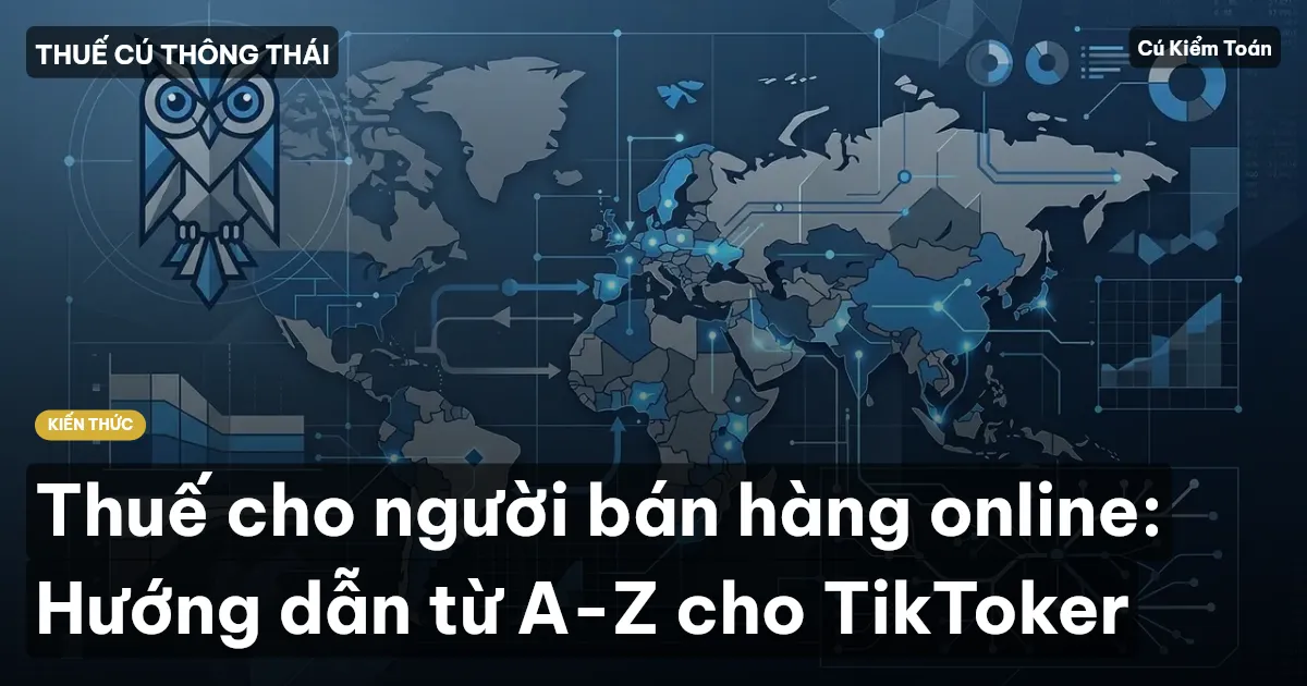 Thuế cho người bán hàng online: Hướng dẫn từ A-Z cho TikToker