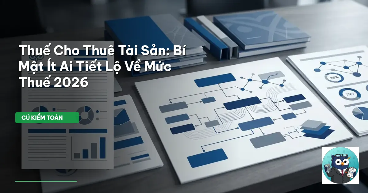 Thuế Cho Thuê Tài Sản: Bí Mật Ít Ai Tiết Lộ Về Mức Thuế 2026