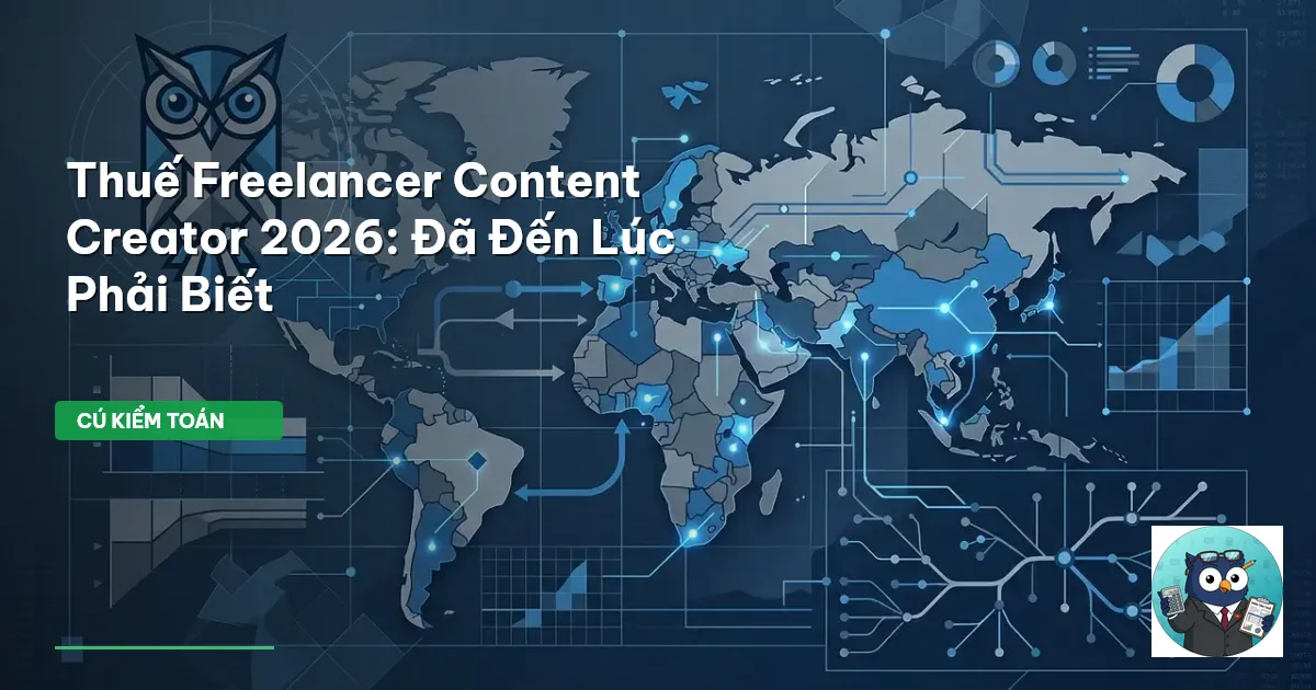 Thuế Freelancer Content Creator 2026: Đã Đến Lúc Phải Biết
