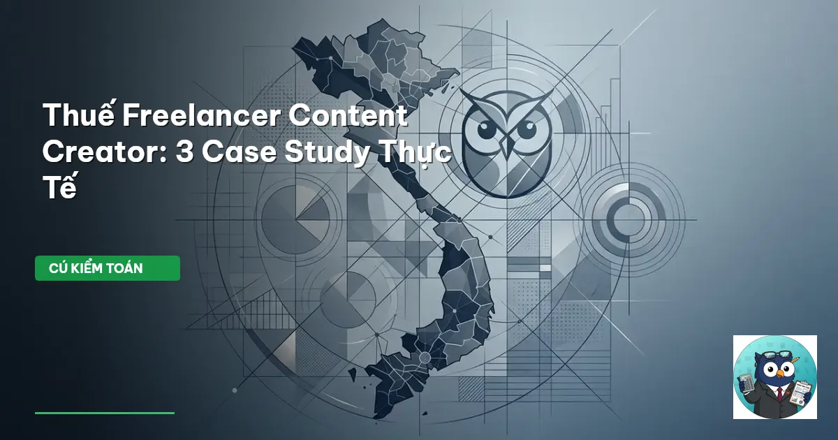 Thuế Freelancer Content Creator: 3 Case Study Thực Tế
