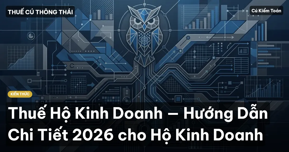 Thuế Hộ Kinh Doanh — Hướng Dẫn Chi Tiết 2026 cho Hộ Kinh Doanh