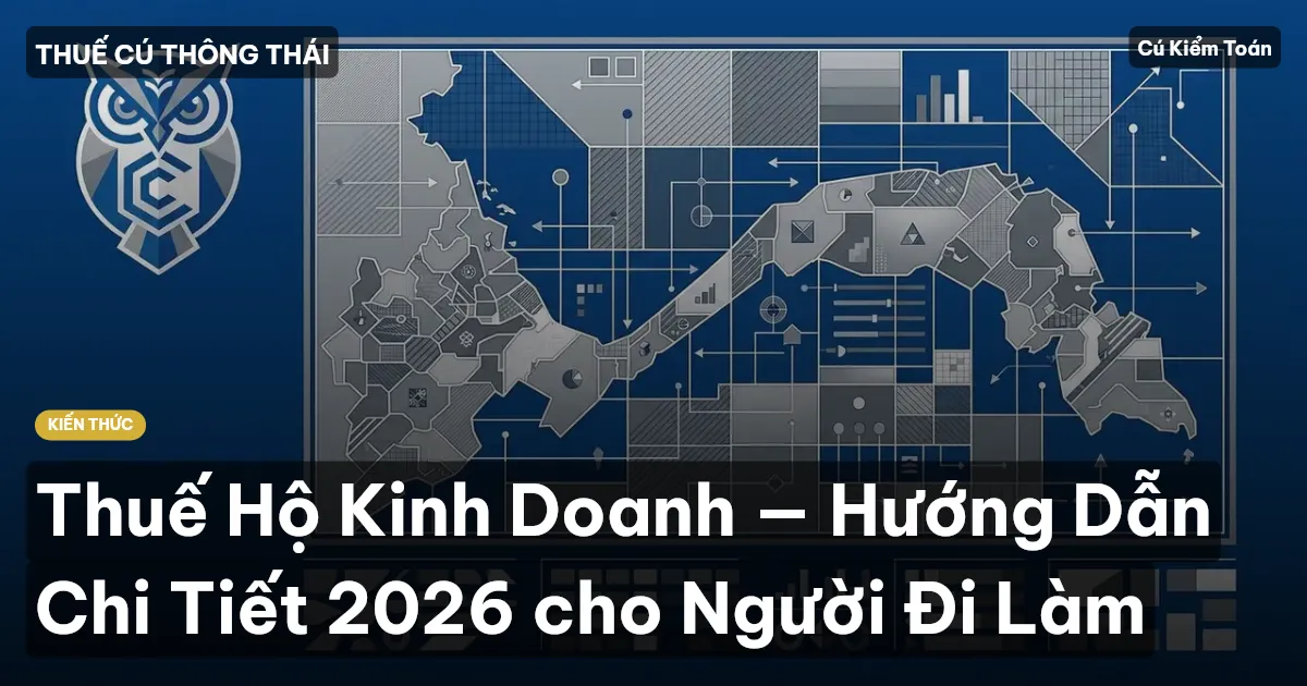 Thuế Hộ Kinh Doanh — Hướng Dẫn Chi Tiết 2026 cho Người Đi Làm
