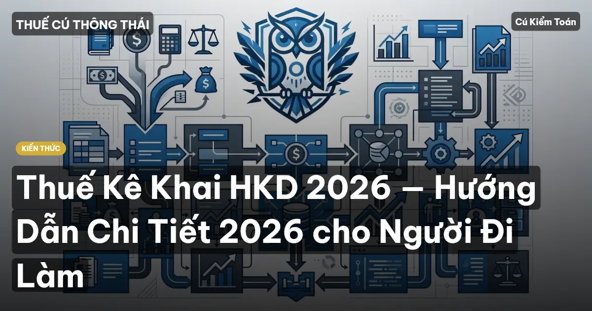 Thuế Kê Khai HKD 2026 — Hướng Dẫn Chi Tiết 2026 cho Người Đi Làm